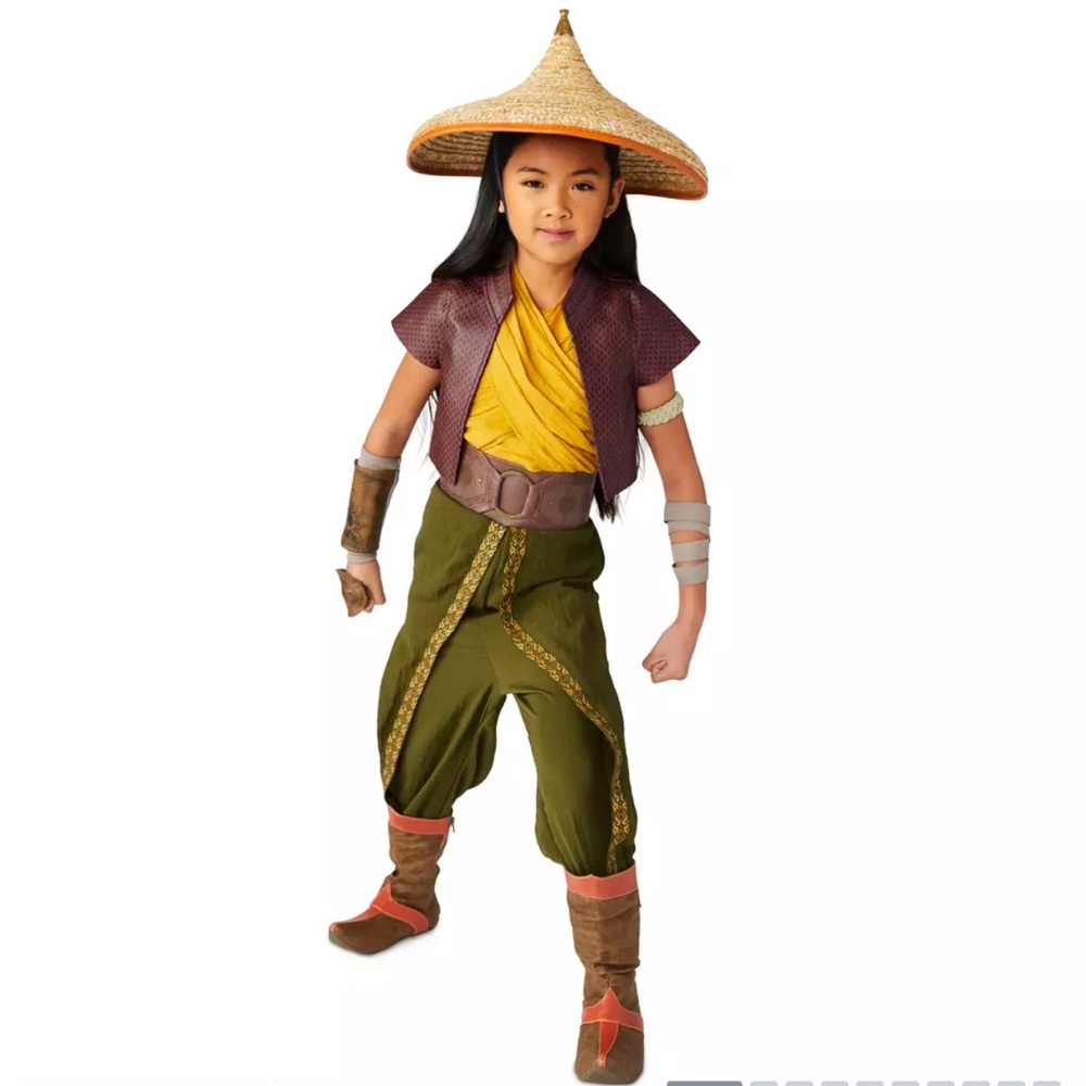 Disney Raya and the Last Dragon Costume and Accessories, Size 7/8